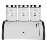 سرویس آشپزخانه 4 پارچه شفق مدل Bread Canister