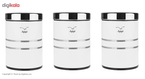 سرویس آشپزخانه 4 پارچه شفق مدل Bread Canister